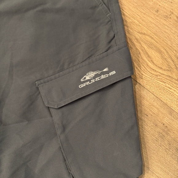 New Grundens Breakwater Pant Dark Slate Gray Waterproof Stretch Fishing 42S Men - Picture 6 of 6